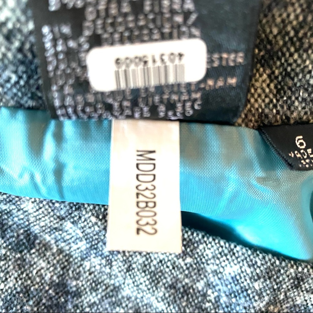 Albert Nipon Silk Wool Blend Tweed Flare Peplum M… - image 4